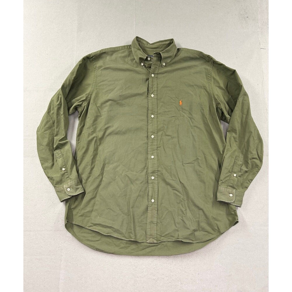 Polo Ralph Lauren Oxford Button Down Green XLT